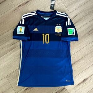 Argentina Messi Jersey 2014 Final